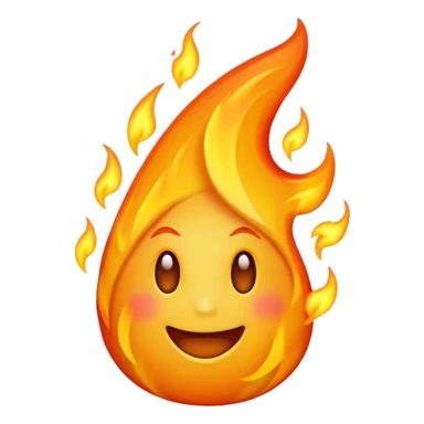 Mailti flame emoji  sticker