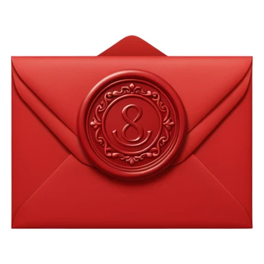 wax seal envelope sticker