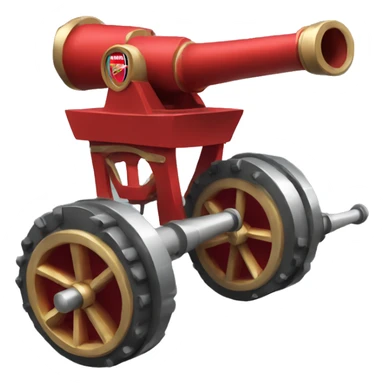 Arsenal FC cannon sticker