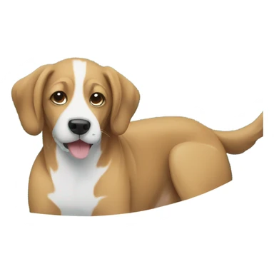 Dog in a pool sticker