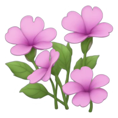 Une fleurs qui tombe les pétales sticker