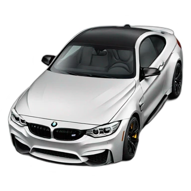 black bmw m4  sticker