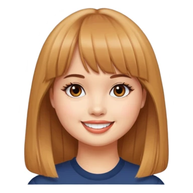 Debby Ryan with straight bangs sticker