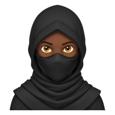 desert assassin portrait, head and shoulders only, dark hood, face scarf, mysterious glowing eyes, stealth vibe, 3D cartoon, mobile game icon style, clean background, no text, no watermark
 sticker