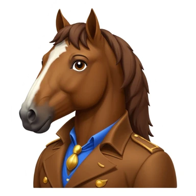 80'S CELEBRITY HORSE sticker