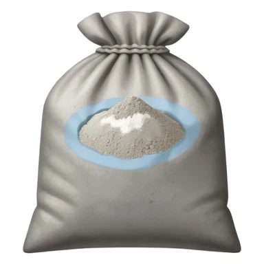 cement powder bag sticker