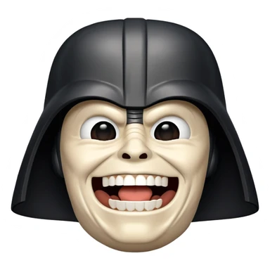 darth vader laughter sticker