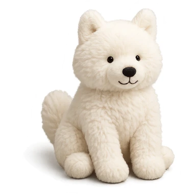 jellycat stuffed plush samoyed sticker