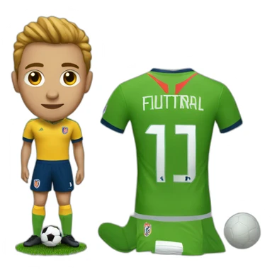 Jugador de fútbol 11 sticker