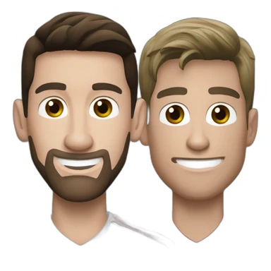 Lionel messi et CR7 sticker