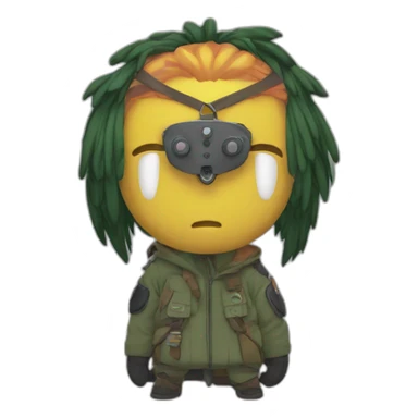 Un kaka sur naruto sticker