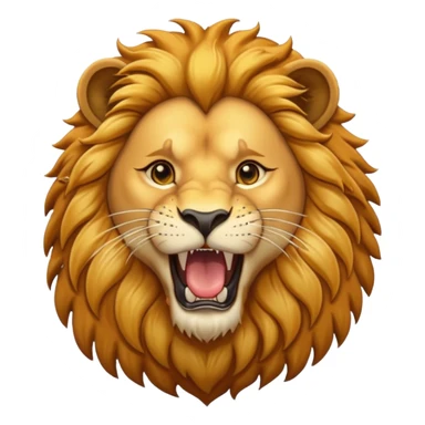 lion roar video sticker