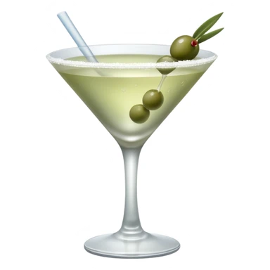 aestetic dirty martini glass sticker