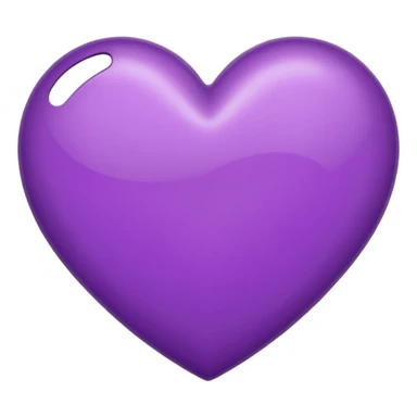 Coeur violet Normal iPhone sticker