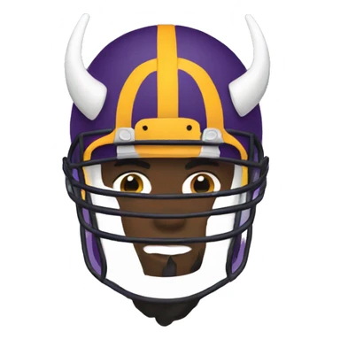 Minnesota Vikings logo sticker