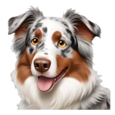 Red merle Australian Shepherd  sticker