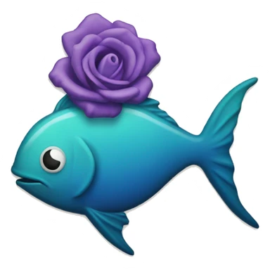 Pisces symbol with Grateful Dead undertones sticker