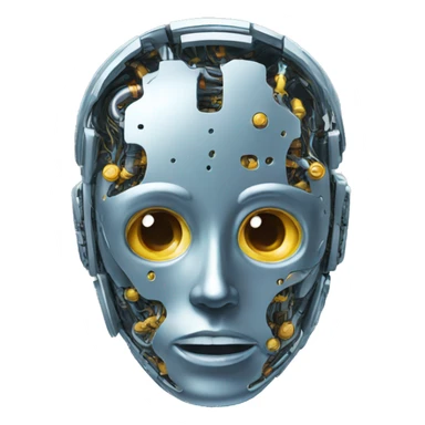 artificial intelligence search icon sticker