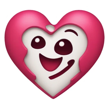 Coeur avec un M+S a l’interieur sticker