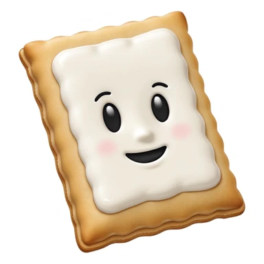 Pop tarts with white sticker