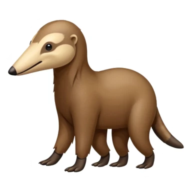 Anteater going around sticker