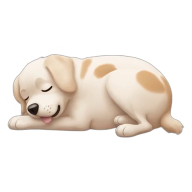 dog belly rub sticker