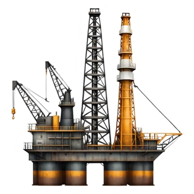 oil rig sticker