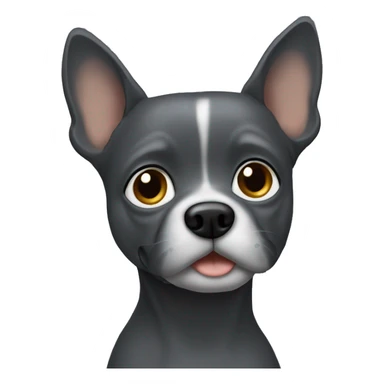 Dark gray Frechie sticker