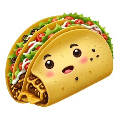 awkward taco sticker