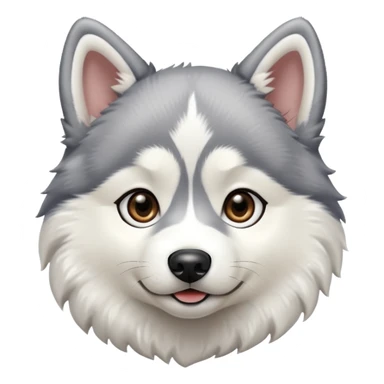 Pups husky sticker