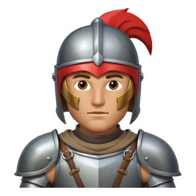 Male Knight Warrior sticker