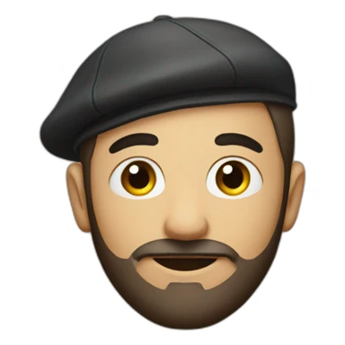 A man with a kippa sticker