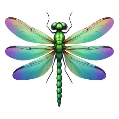 smiling dragonfly sticker