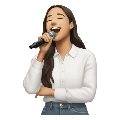 Olivia rodrigo singing  sticker