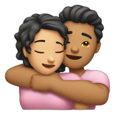 Hug my girlfriend  sticker