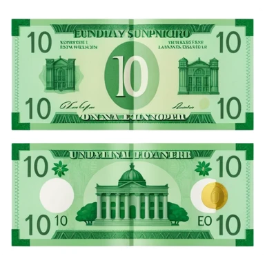 banconote euro 10 sticker