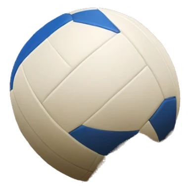 volleyball ball in sand sticker