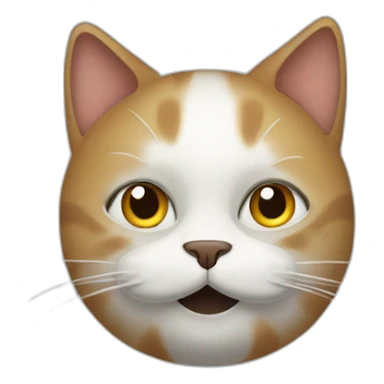 cat with a covid mask sticker