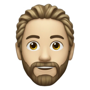 Jared Leto swimming  sticker