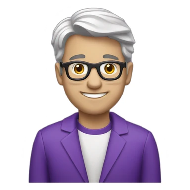 Accenture roxo sticker