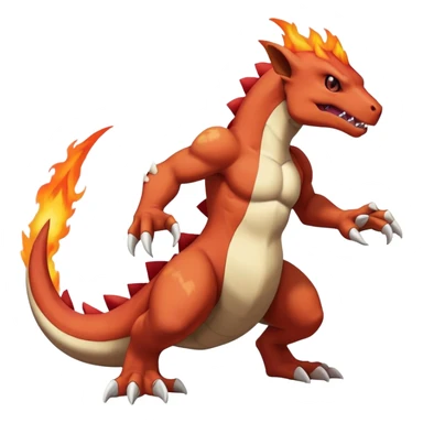 Cubone-Marowak-Charmeleon-Fakémon-creature (full body) sticker