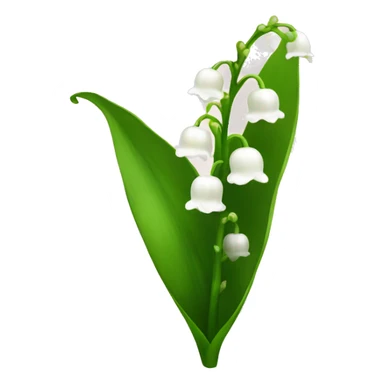 Lily of the valley sticker