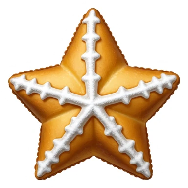 Christmas pandoro star sticker