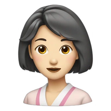 Japanese woman sticker