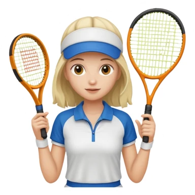 tennis girl outfit sticker