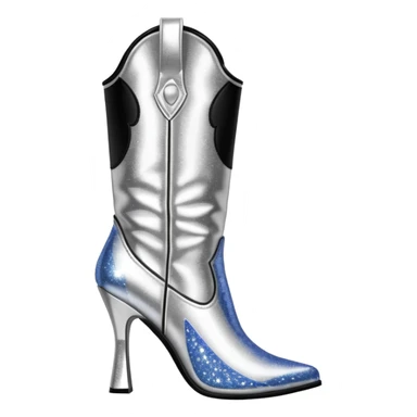 Disco cowgirl boots sticker