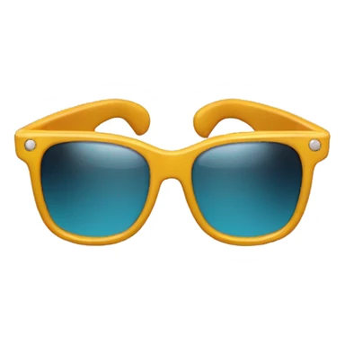 Teufel, sonnenbrille, muskeln sticker