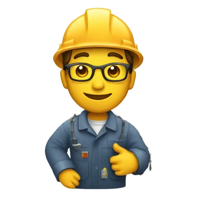 man hugging an oil rig sticker