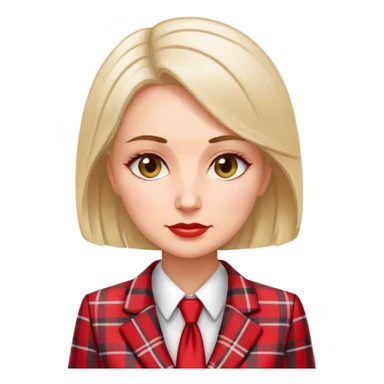  polish woman politician plaid  sticker
