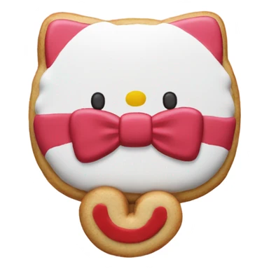 Hello kitty galleta navidad  sticker
